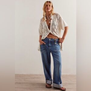 Free People We the Free Palmer Cuffed Jeans